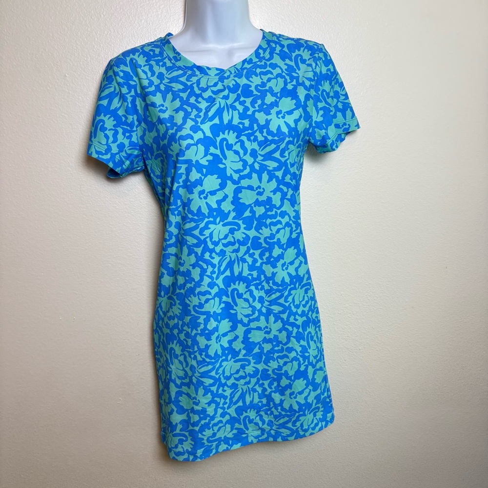 Stone Fox Swim Bambi Baby Tee Ocean Blue Swim Dress Surf